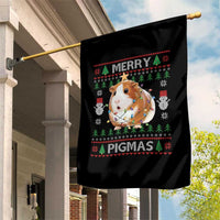 Merry Pigmas Ugly Christmas Garden Flag Guinea Pig Lover - Wonder Print Shop