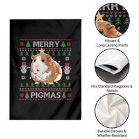 Merry Pigmas Ugly Christmas Garden Flag Guinea Pig Lover - Wonder Print Shop