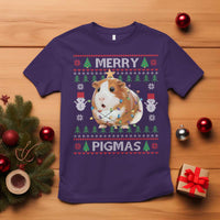 Merry Pigmas Ugly Christmas T Shirt Guinea Pig Lover - Wonder Print Shop
