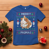 Merry Pigmas Ugly Christmas T Shirt Guinea Pig Lover - Wonder Print Shop