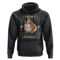 Merry Pigmas Ugly Christmas Hoodie Guinea Pig Lover - Wonder Print Shop