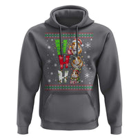 Funny Guinea Pig Ho Ho Ho Ugly Christmas Sweater Hoodie Cute Pet Lover - Wonder Print Shop