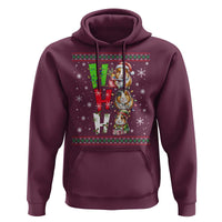 Funny Guinea Pig Ho Ho Ho Ugly Christmas Sweater Hoodie Cute Pet Lover - Wonder Print Shop