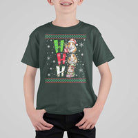 Funny Guinea Pig Ho Ho Ho Ugly Christmas Sweater T Shirt For Kid Cute Pet Lover - Wonder Print Shop