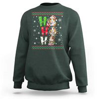 Funny Guinea Pig Ho Ho Ho Ugly Christmas Sweater Sweatshirt Cute Pet Lover - Wonder Print Shop