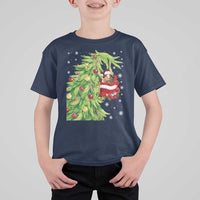 Funny Christmas Guinea In Green Hand Naughty T Shirt For Kid Cute Pet Lover Gift - Wonder Print Shop