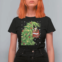 Funny Christmas Guinea In Green Hand Naughty T Shirt For Women Cute Pet Lover Gift - Wonder Print Shop