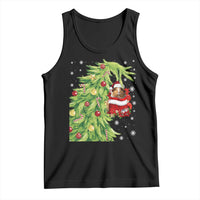 Funny Christmas Guinea In Green Hand Naughty Tank Top Cute Pet Lover Gift - Wonder Print Shop