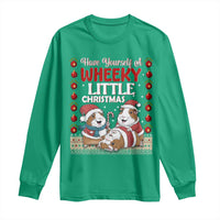 Have Yourself A Wheeky Little Christmas Long Sleeve Shirt Funny Guinea Pig Lover - Wonder Print Shop