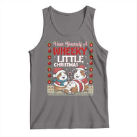 Have Yourself A Wheeky Little Christmas Tank Top Funny Guinea Pig Lover - Wonder Print Shop