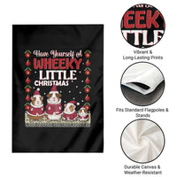 Christmas Guinea Pig Lover Garden Flag Have Yourself A Wheeky Little - Wonder Print Shop