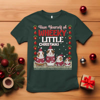 Christmas Guinea Pig Lover T Shirt Have Yourself A Wheeky Little - Wonder Print Shop
