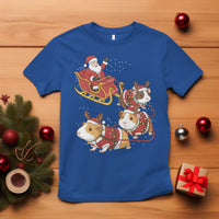 Funny Christmas Guinea Pig Lover Gift T Shirt Santa Pig Sleigh Crew - Wonder Print Shop