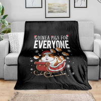 Christmas Guinea Pigs For Everyone Throw Blanket Funny Cavy Lover Gift - Wonder Print Shop