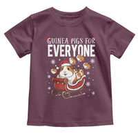 Christmas Guinea Pigs For Everyone Toddler T Shirt Funny Cavy Lover Gift - Wonder Print Shop