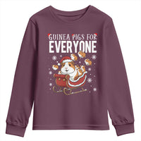 Christmas Guinea Pigs For Everyone Youth Sweatshirt Funny Cavy Lover Gift - Wonder Print Shop