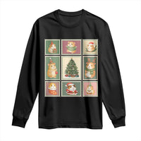Tis The Season To Be Wheeky Long Sleeve Shirt Christmas Guinea Pig Gift - Wonder Print Shop