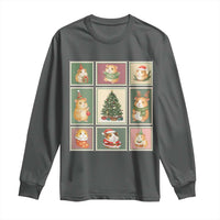 Tis The Season To Be Wheeky Long Sleeve Shirt Christmas Guinea Pig Gift - Wonder Print Shop