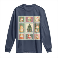 Tis The Season To Be Wheeky Long Sleeve Shirt Christmas Guinea Pig Gift - Wonder Print Shop