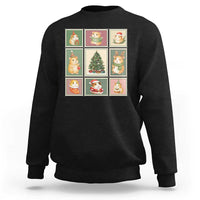 Tis The Season To Be Wheeky Sweatshirt Christmas Guinea Pig Gift - Wonder Print Shop