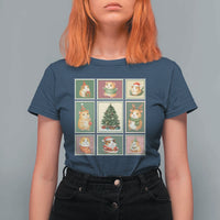 Tis The Season To Be Wheeky T Shirt For Women Christmas Guinea Pig Gift - Wonder Print Shop
