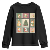 Tis The Season To Be Wheeky Youth Sweatshirt Christmas Guinea Pig Gift - Wonder Print Shop