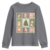Tis The Season To Be Wheeky Youth Sweatshirt Christmas Guinea Pig Gift - Wonder Print Shop