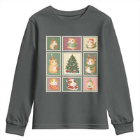 Tis The Season To Be Wheeky Youth Sweatshirt Christmas Guinea Pig Gift - Wonder Print Shop