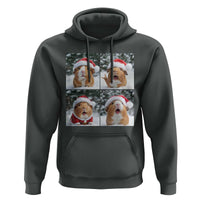 Funny Guinea Pig With Santa Hat Photobooth Hoodie Christmas Gift - Wonder Print Shop