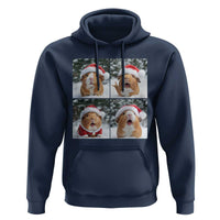 Funny Guinea Pig With Santa Hat Photobooth Hoodie Christmas Gift - Wonder Print Shop