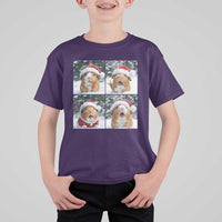 Funny Guinea Pig With Santa Hat Photobooth T Shirt For Kid Christmas Gift - Wonder Print Shop