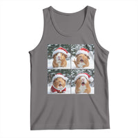 Funny Guinea Pig With Santa Hat Photobooth Tank Top Christmas Gift - Wonder Print Shop