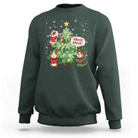 Wheek Wheek Guinea Pig Christmas Outfit Sweatshirt Cavy Lover Gift - Wonder Print Shop