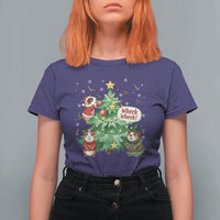 Wheek Wheek Guinea Pig Christmas Outfit T Shirt For Women Cavy Lover Gift - Wonder Print Shop