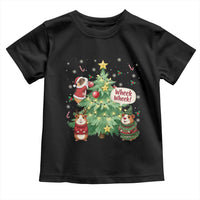 Wheek Wheek Guinea Pig Christmas Outfit Toddler T Shirt Cavy Lover Gift - Wonder Print Shop