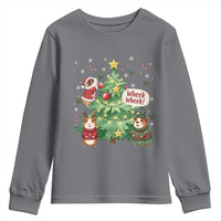 Wheek Wheek Guinea Pig Christmas Outfit Youth Sweatshirt Cavy Lover Gift - Wonder Print Shop