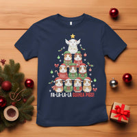 Fa La La La Guinea Pigs T Shirt Funny Christmas Cavy Lover Gift - Wonder Print Shop