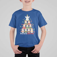 Fa La La La Guinea Pigs T Shirt For Kid Funny Christmas Cavy Lover Gift - Wonder Print Shop