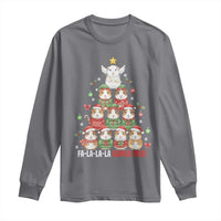 Fa La La La Guinea Pigs Long Sleeve Shirt Funny Christmas Cavy Lover Gift - Wonder Print Shop