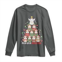 Fa La La La Guinea Pigs Long Sleeve Shirt Funny Christmas Cavy Lover Gift - Wonder Print Shop