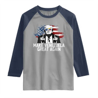 MVGA Make Venezuela Great Again Raglan Shirt Funny Political Gift - Wonder Print Shop