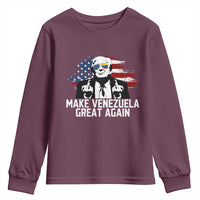 MVGA Make Venezuela Great Again Youth Sweatshirt Funny Political Gift - Wonder Print Shop