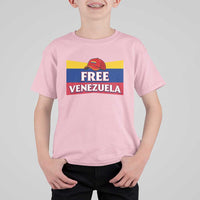 Free Venezuela Flag Patriotic T Shirt For Kid Venezuela Pride - Wonder Print Shop