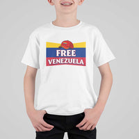 Free Venezuela Flag Patriotic T Shirt For Kid Venezuela Pride - Wonder Print Shop