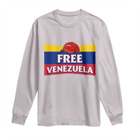 Free Venezuela Flag Patriotic Long Sleeve Shirt Venezuela Pride - Wonder Print Shop
