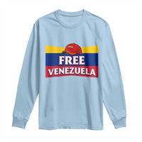 Free Venezuela Flag Patriotic Long Sleeve Shirt Venezuela Pride - Wonder Print Shop