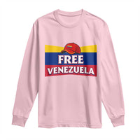 Free Venezuela Flag Patriotic Long Sleeve Shirt Venezuela Pride - Wonder Print Shop
