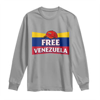 Free Venezuela Flag Patriotic Long Sleeve Shirt Venezuela Pride - Wonder Print Shop