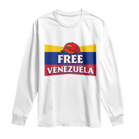 Free Venezuela Flag Patriotic Long Sleeve Shirt Venezuela Pride - Wonder Print Shop