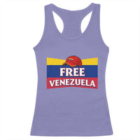 Free Venezuela Flag Patriotic Racerback Tank Top Venezuela Pride - Wonder Print Shop